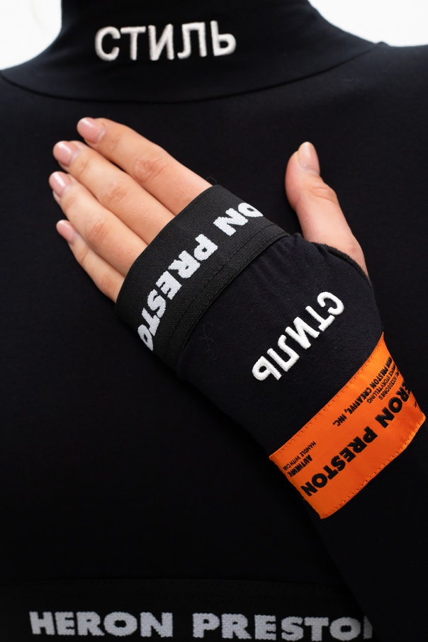 HERON PRESTON HMAB021S22JER0015901 関税送料込 Heron Preston HPC Security Knit Crewneck - Black